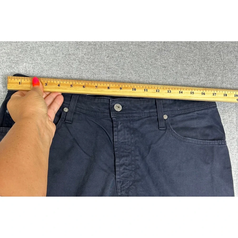 AG Adriano Goldshmied The Graduate Pants 36x32 (34X29) Tailored‎ Leg Navy Blue